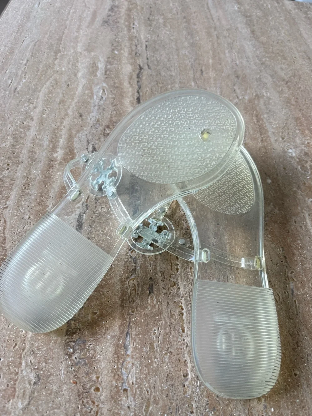 Tory Burch Mini Miller Jelly Thong Sandals size 9